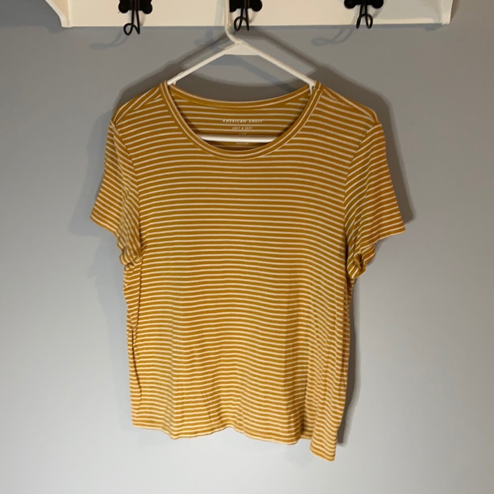 American eagle striped tee